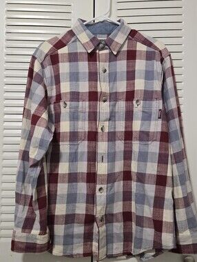 Woolrich Men's Plaid Flannel Shirt Size M